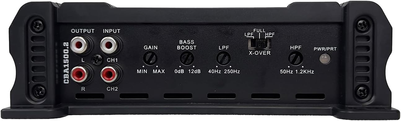 Orion Cobalt Series CBA1500.2 High Efficiency 2-Channel Class A/B Amplifier for Car Audio Stereo - 1500W High Output, 2/4 Ohm Stable, Adjustable Low/High Pass, Bass Boost, MOSFET Power Supply