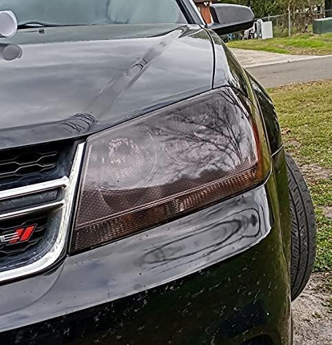 VViViD Extra-Wide Headlight Taillight Vinyl Tint Wrap 16 Inch x 60 Inch Roll (Hex+ Dark Smoke)