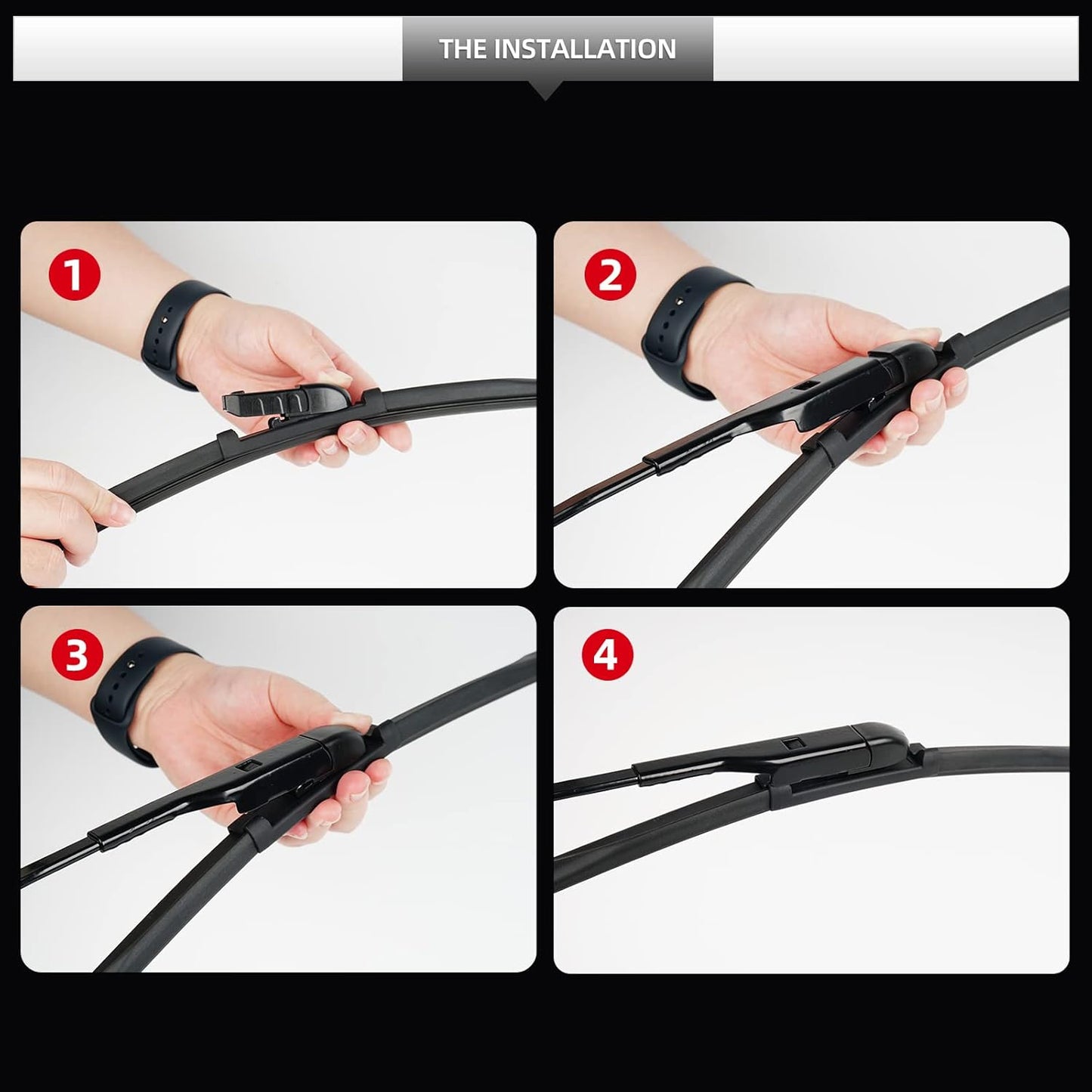 Replacement for BMW X1 2016-2022 Windshield Wiper Blades, 26" 16" 14", 3 Pieces of Car Front and Rear Window Wiper Blades for BMW X1 2016 2017 2018 2019 2020 2021 2022