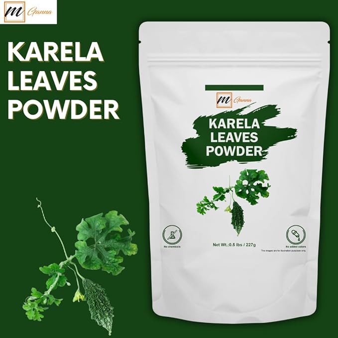 Karela Leaves Powder/Momordica Charantia/Bitter Melon for Holistic Wellness 0.5 lbs / 227 g
