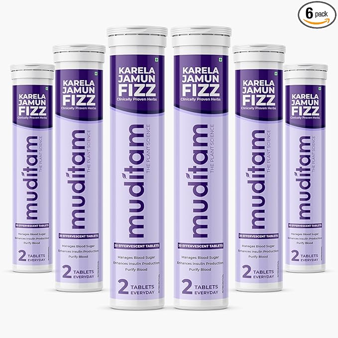 Karela Jamun Fizz Effervescent Tablets (2 Month Supply)