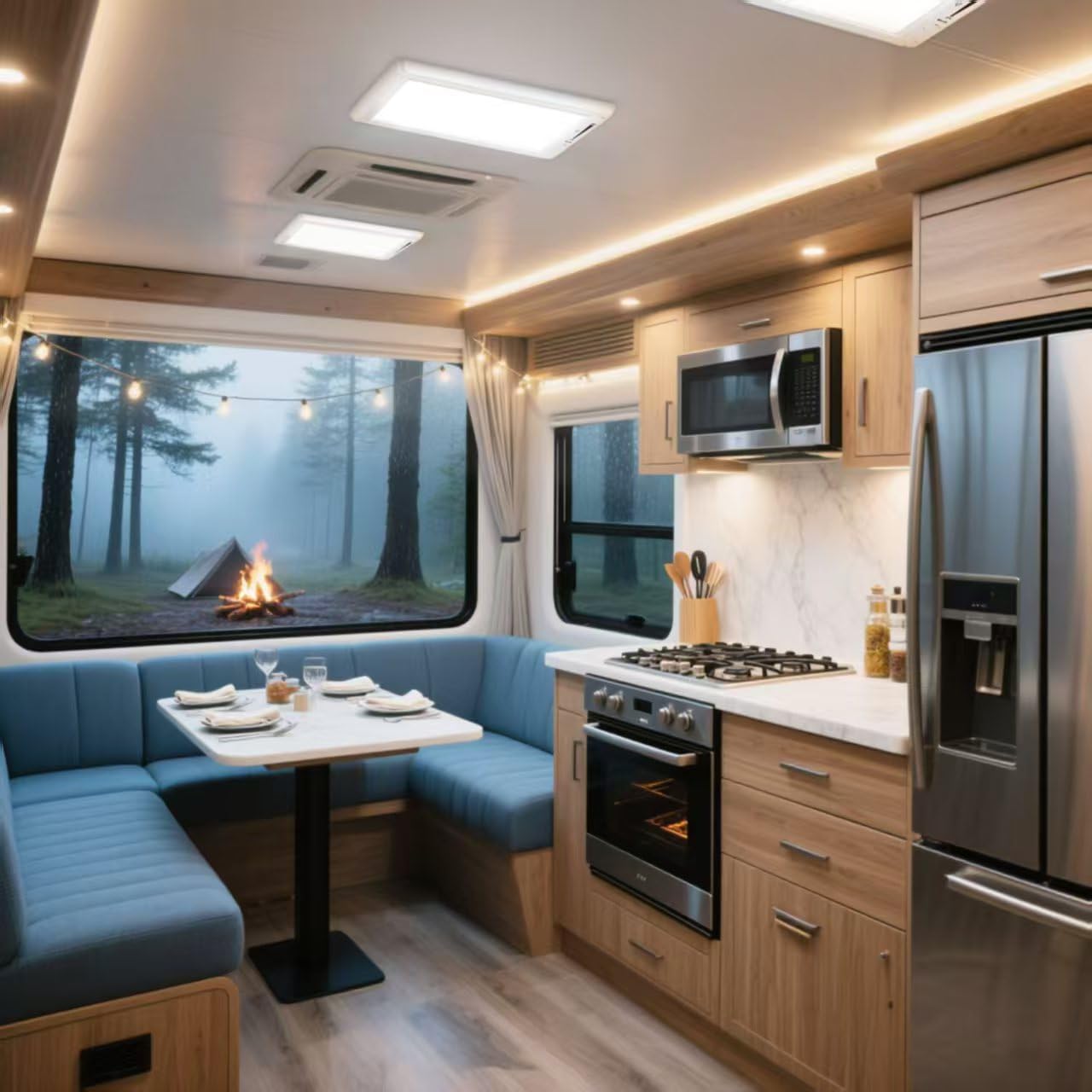 RV Lights Interior,3 Color RV LED Super Bright Fixture,12V RV Ceiling Dome Light with ON/Off Dimmable Switch Energy Saving for RV/Camper/Car/Trailer/Boat