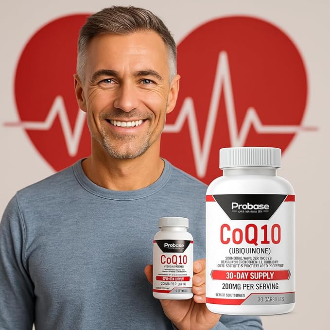 CoQ10 (Ubiquinone) 30 Capsules 30-Day Supply
