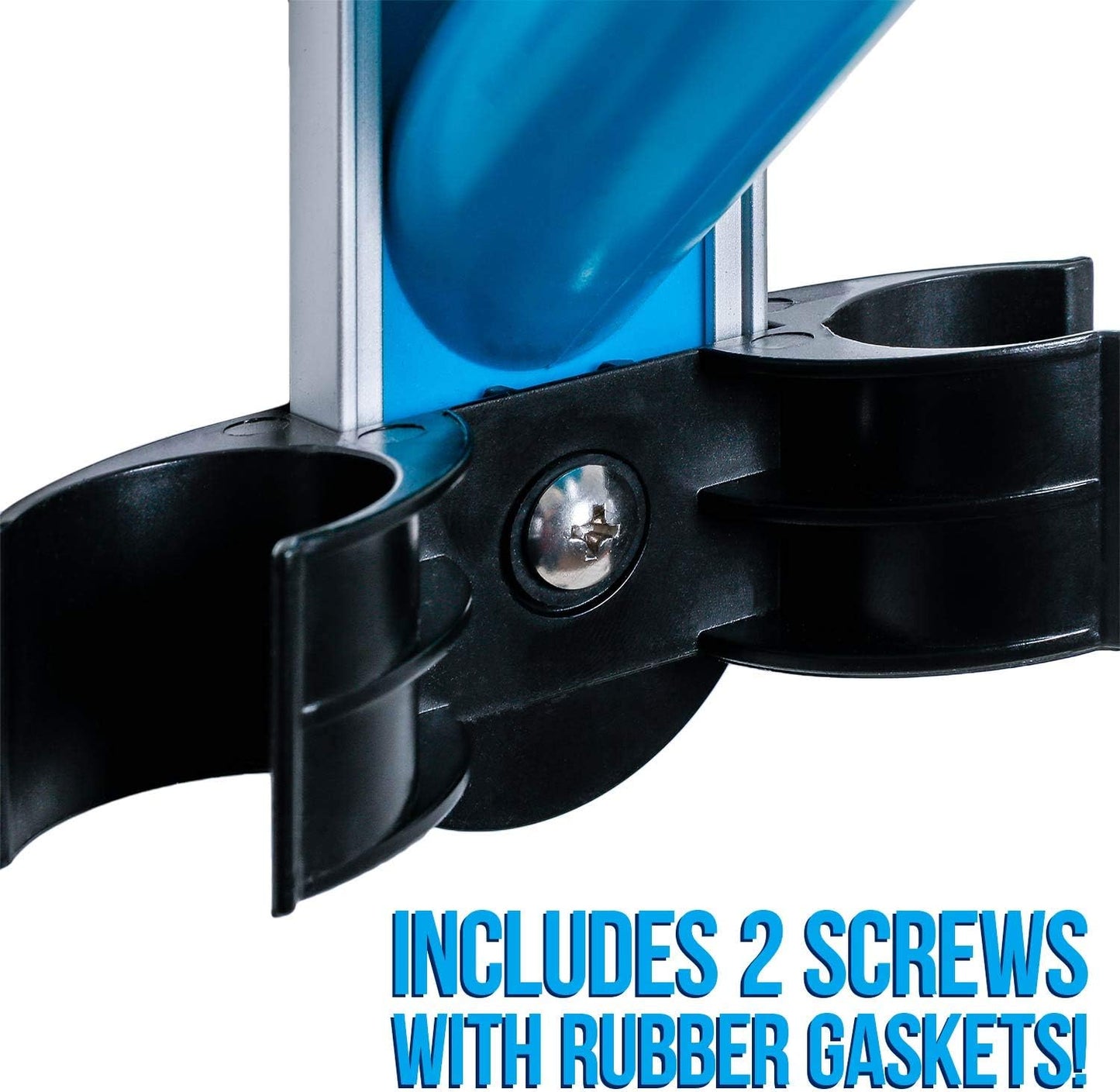 U.S. Pool Supply Pool Equipment Storage Rack Tool - Pool Organizer, Holds Cleaning Accessories, Skimmer Nets, Brushes, Vacuum Heads, Vacuum Hoses, Pole Hanger, Hot Tub Spa Maintenance Accessory Holder