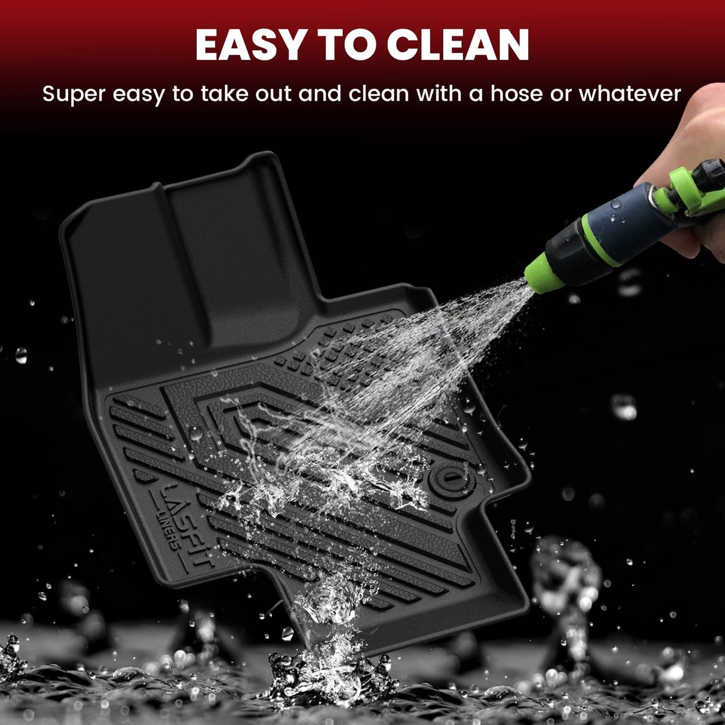 LASFIT Floor Mats & Cargo Mat for Toyota Highlander 2020-2025 (Fit Hybrid, 7&8Seats), All Weather Fit TPE Floor Liners, 3 Rows & Cargo Liner Back Seat Cover for Highlander car mats(Not Subwoofer)