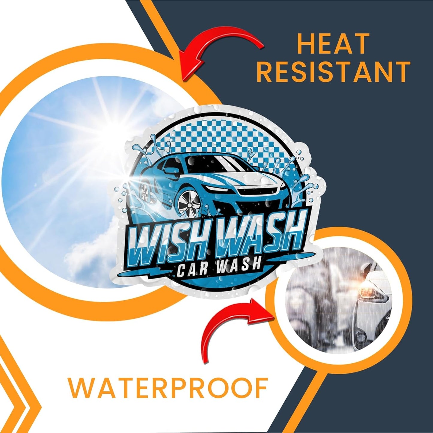 Magnet Me Up Custom Car Magnet โ Personalized Die-Cut Magnetic Decal, Weatherproof UV-Printed, Strong Hold, Upload Image & Text โ Made in USA, Any Size for Bumper, Truck, Business & More