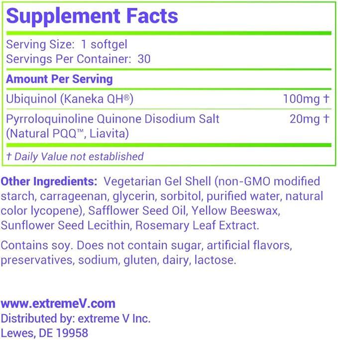FertileQQ ULTRA Ubiquinol (QH) plus PQQ to BOOST Mama's 2B Natural Reproductive Support, #1 Formula for Support of Mitochondria Egg Cell Health - Doctor Recommended Fertility Formula.