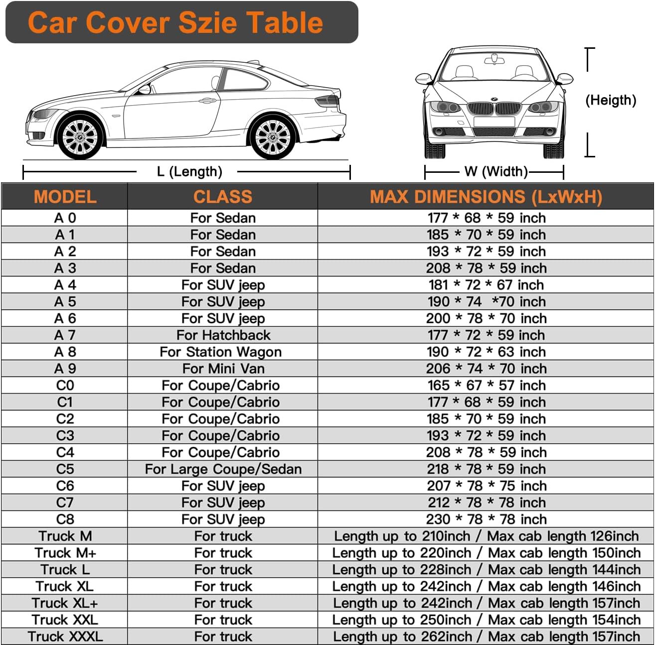 Kayme 6 Layers SUV Car Cover Waterproof All Weather, Outdoor Full SUV Cover Rain Sun UV Protection, Universal Fit for Subaru Crosstrek, Jeep Liberty Compass, Kia Soul Sportage (Up to 181 inch)