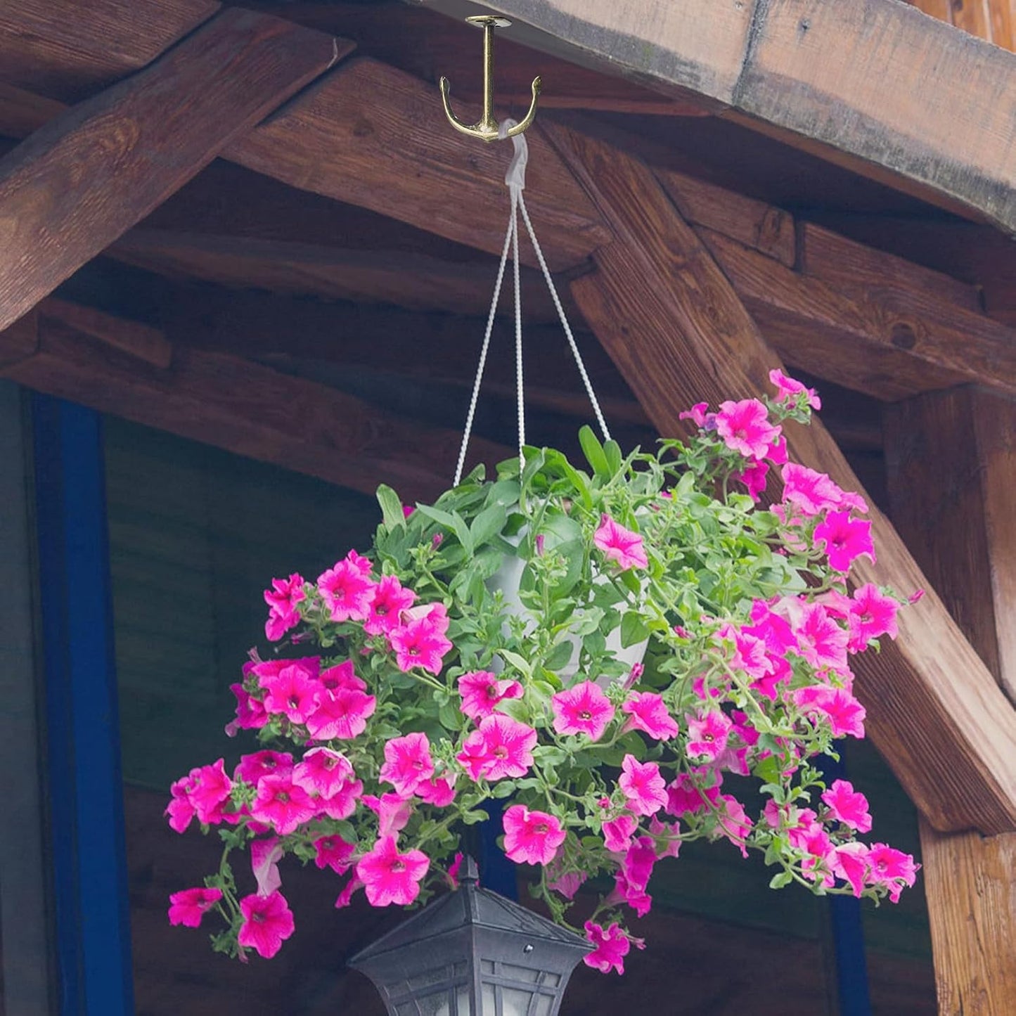 Anchor Two Prong Ceiling Hook for Closet Top Bathroom Kitchen Cabinet Garage Pack of 8 (Bronze)