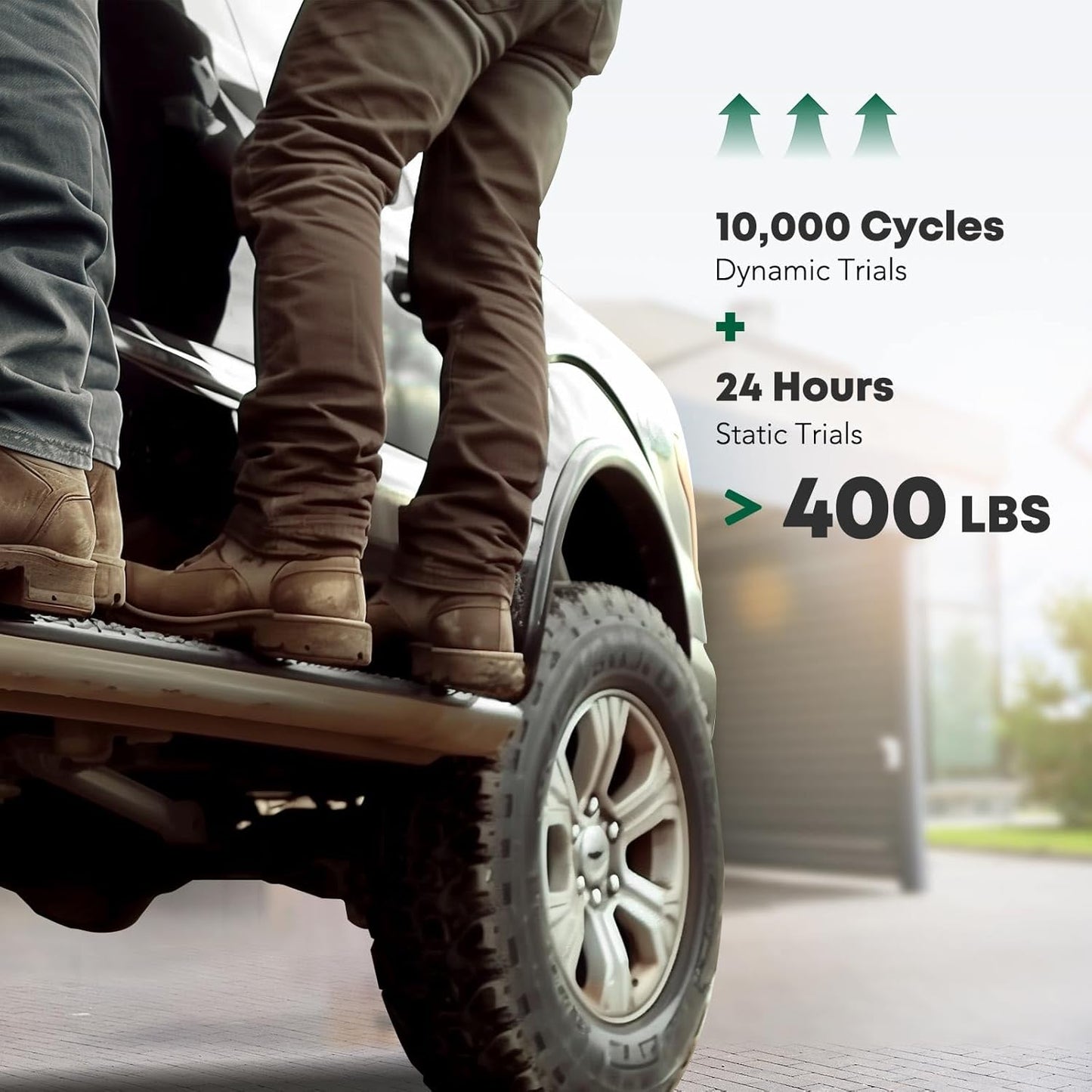 YHTAUTO 4 Inch Running Boards Side Steps Compatible with 1999-2019 Chevy Silverado & GMC Sierra 1500 LD/2500 HD/3500 HD, Extended/Double Cab, Oval 90° Bent Ends Stainless Steel Polished Chrome