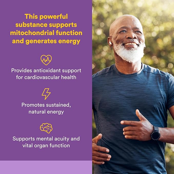 Natural Factors Ubiquinol Active CoQ10 200 mg, High-Absorption Coenzyme Q10 Supplement for Energy, Heart and Cognitive Support, 100mg, 30 Softgels