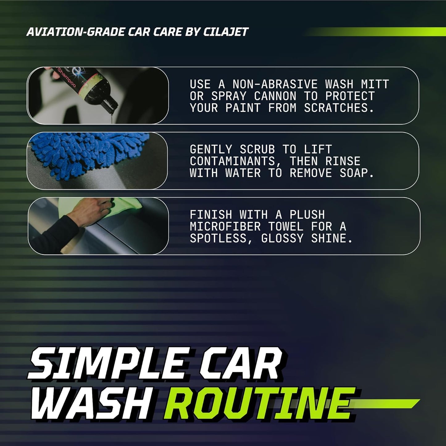 Care Car-Shampoo and Soap 16 Oz., Car Cleaning Supplies, Ultra Concentrated, Works on Cars, Trucks, and More