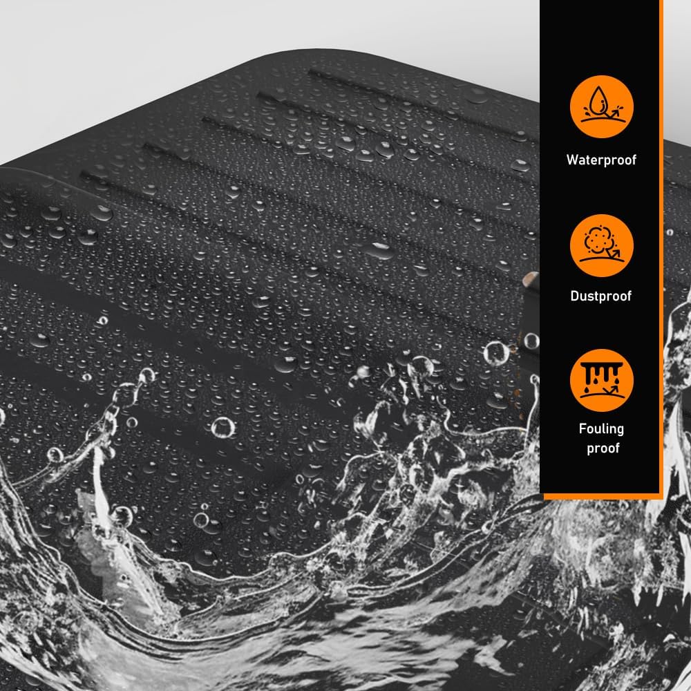 G-PLUS Floor Mats Trunk Mat Fit for Mazda CX-50 2023 2024 2025 w/Seat Back Protection TPE Custom Fit All Weather Full Cover Protection 3 Piece,Black