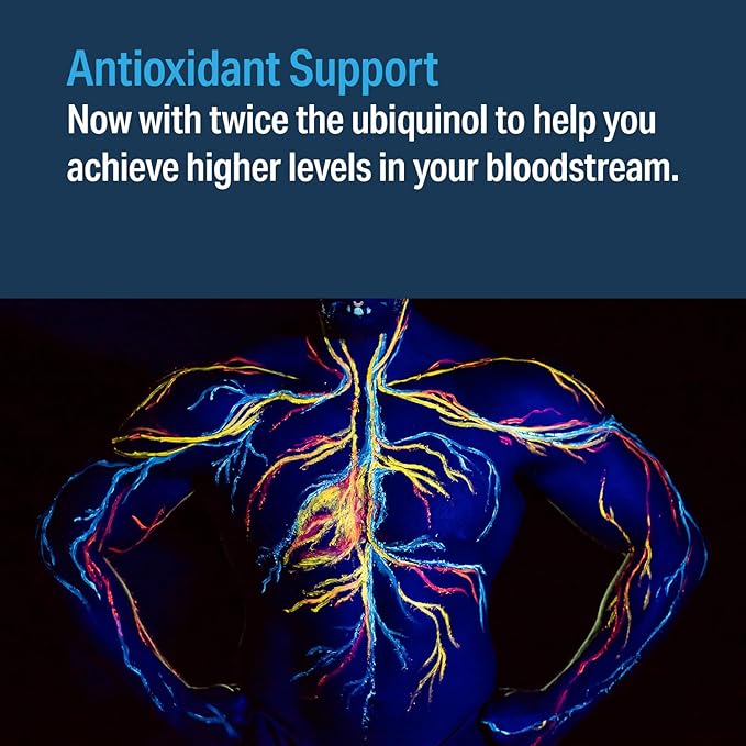 Advanced Bionutritionals Ubiquinol CoQ10, Increased Energy Production, Natural Antioxidant Supplement, Manufactured in The USA, 30 Softgel