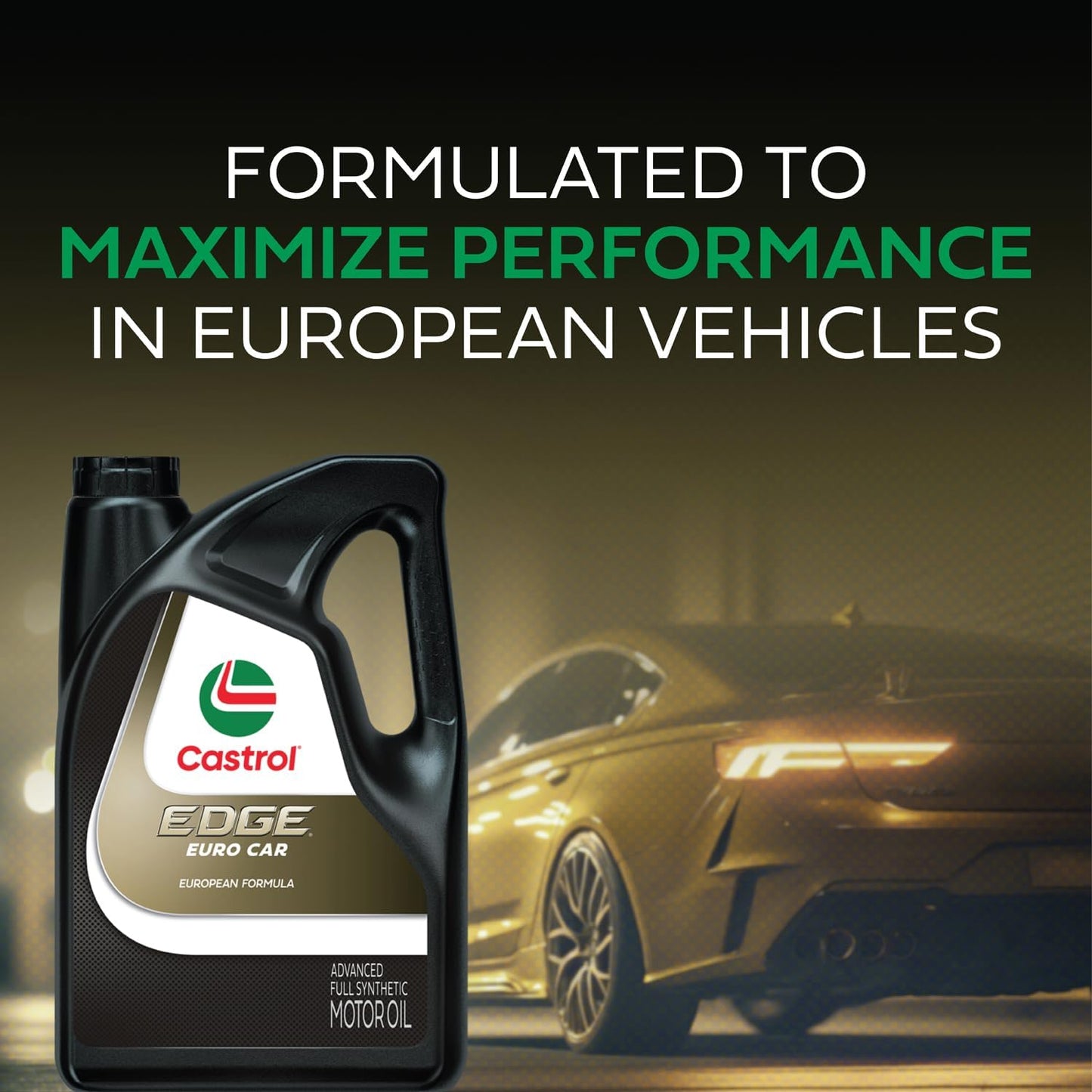 Castrol EDGE Euro 5W-30 A3/B4 European Advanced Full Synthetic Motor Oil, 1 Quart, Pack of 6