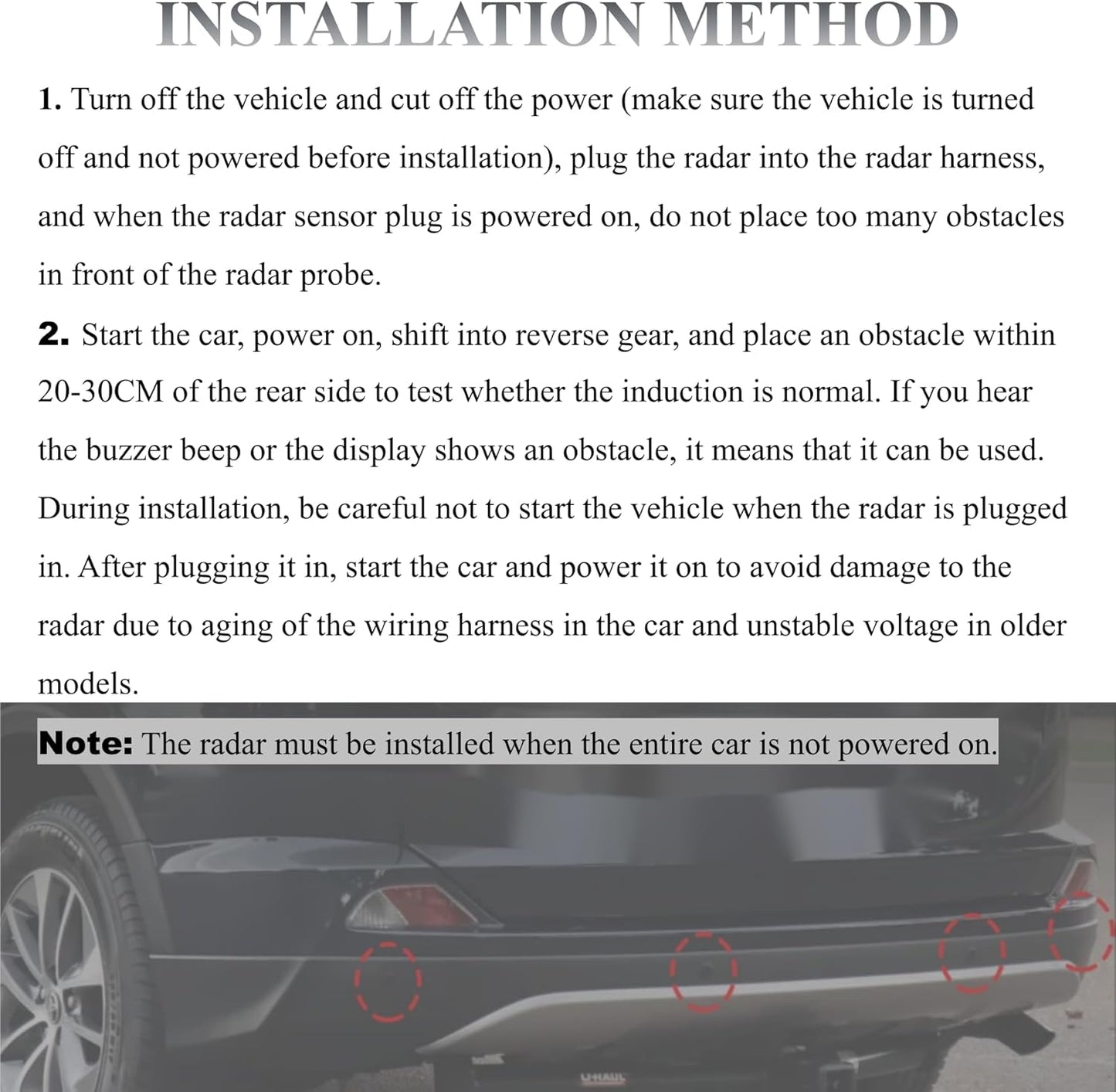 Backup Sensor Reverse Backup Parking Rear Bumper Park Assist Object Sensor Compatible for Toyota RAV4 2016-2018 for Toyota Tundra 2014-2018 Rpalce#893410C010 8934142030 893410C011 (4 Pcs)