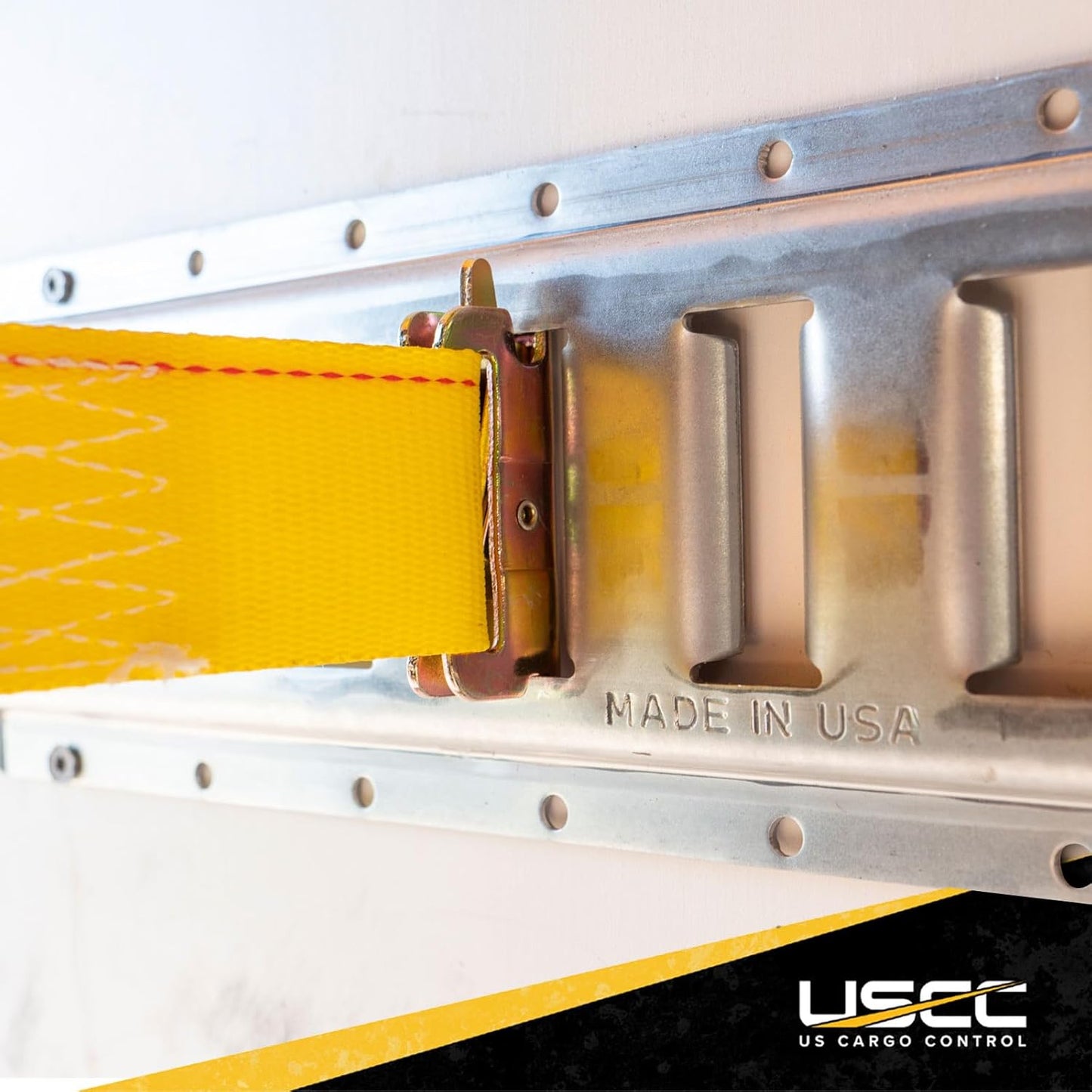 US Cargo Control E-Track, Made in USA, 12 Gauge Steel 5 FT Galvanized Rails (2-Pack) - Horizontal E-Track Rails for Trailers, Garages, Cargo Vans - 6,000 Pounds Break Strength Per Slot