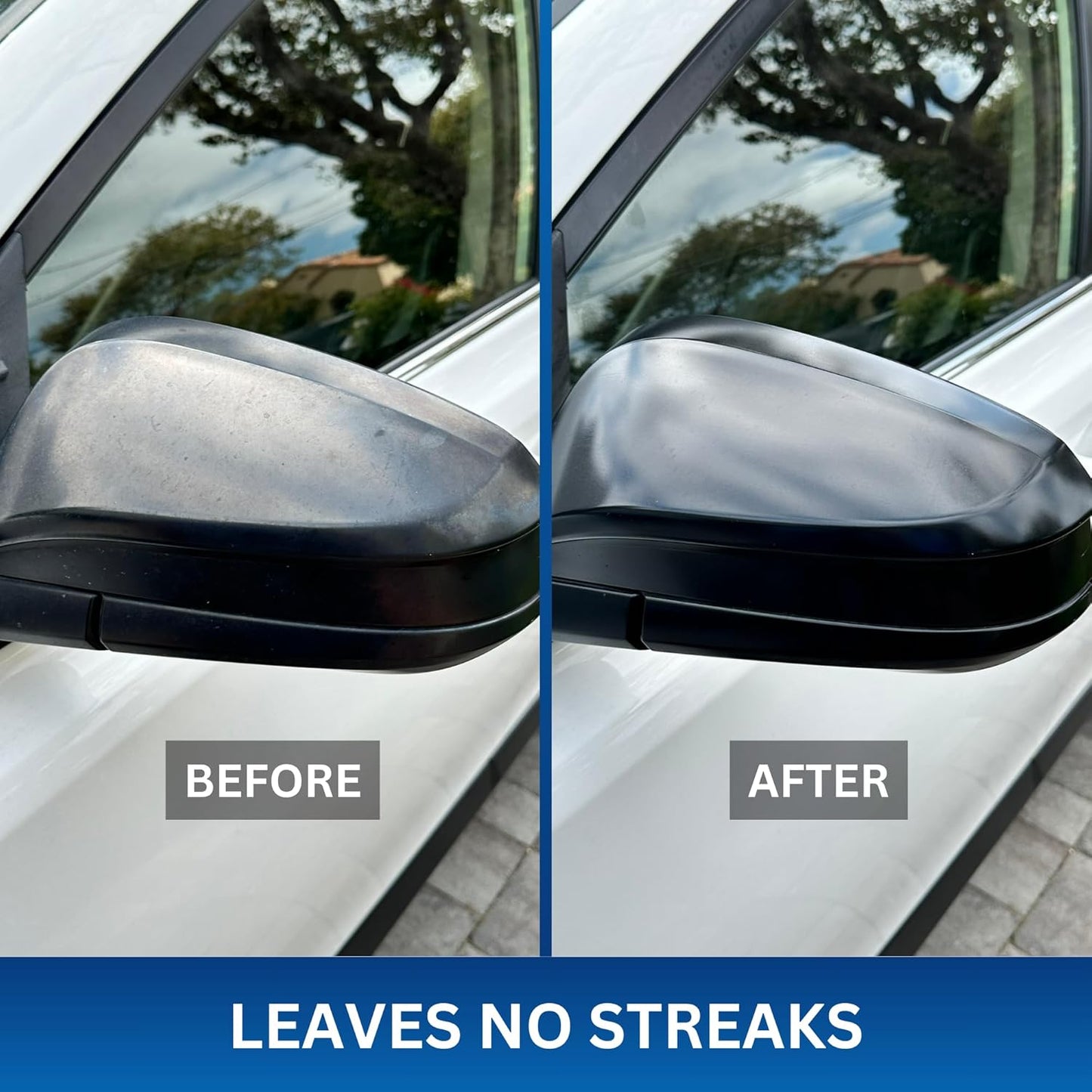 Multi-Surface Car Detailer | Trim Shine, Tire Shine, Interior Shine | Easy Apply, Long Lasting, No-Residue Formula | Back to Black Trim Restorer | Safe Car Detailing