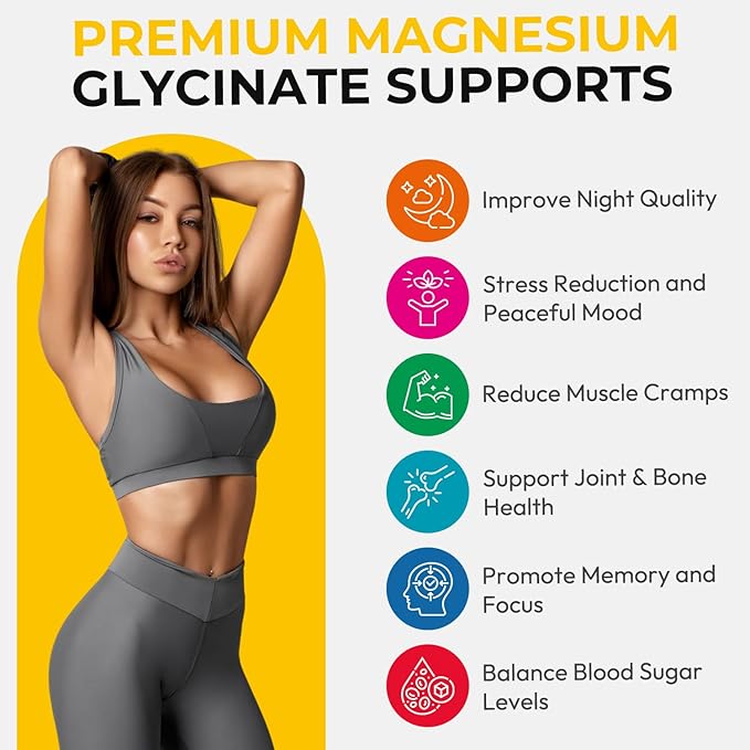 Magnesium Glycinate Gummies 600mg, Sugar Free Chewable Magnesium Gummies for Men & Women, Supports Evening Routine & Inner Balance, No Melatonin, Gluten Free, Non GMO, Vegan, 60 Days Supply, 2 Pack