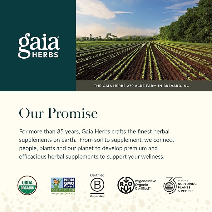 Gaia Herbs Nausea Organic Gummy - Relieves Occasional Nausea - with Ginger and Lemon - 60 Vegan Gummies (30-Day Supply)