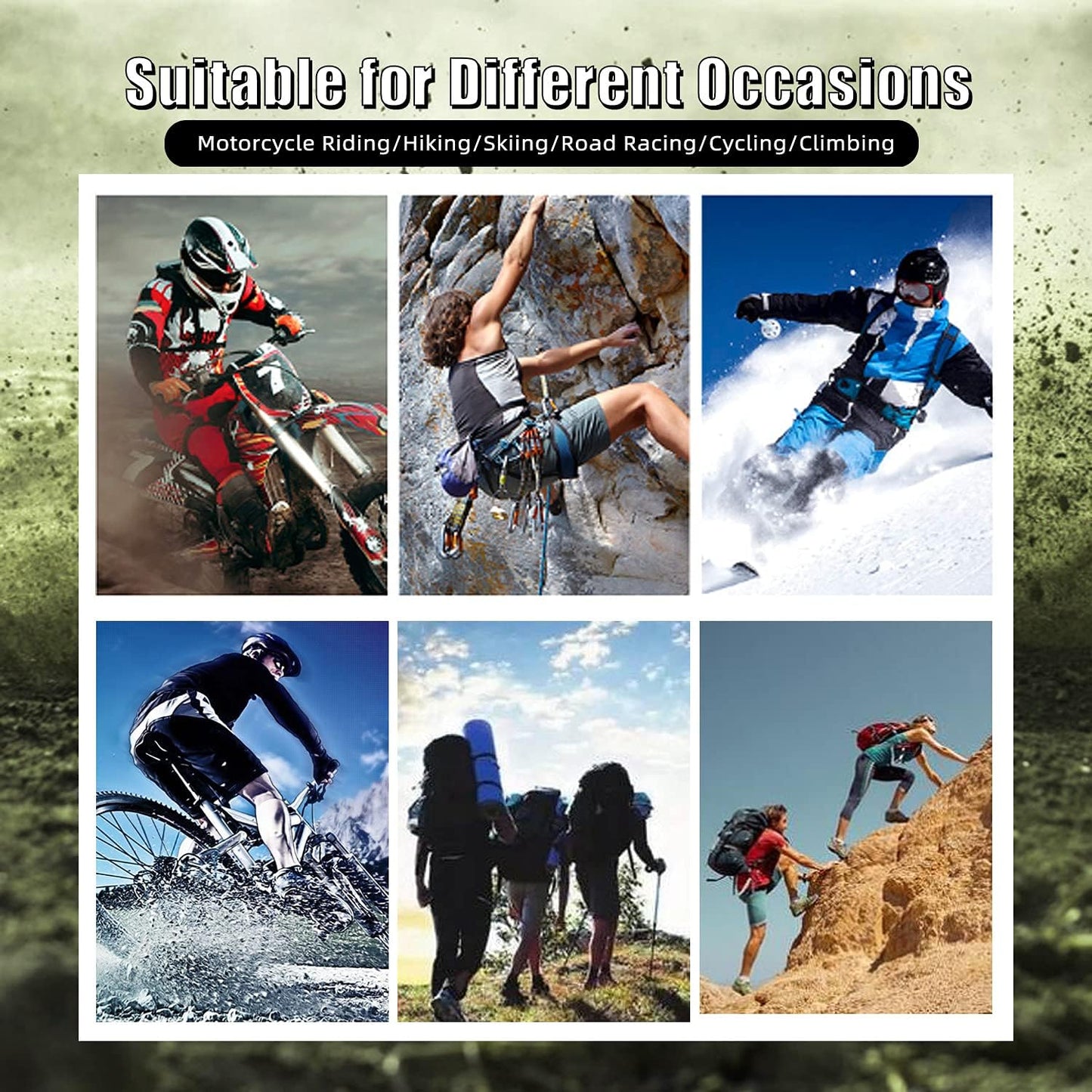 Motorcycle Gloves for Men and Women Full Finger Touchscreen Mountain Dirt Bike Gloves for Powersports BMX ATV MTB Driving Motocross Cycling Gloves(XXL, Orange)