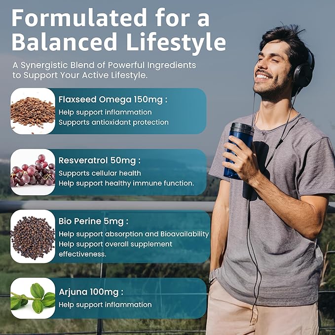 Pure Nutrition Bio Coenzyme Q10-175mg | 120 Veg Caps | CoQ10 with Bioperine® & Arjuna Extract | Nutrient-Rich Botanicals for Daily Wellness | Non-GMO