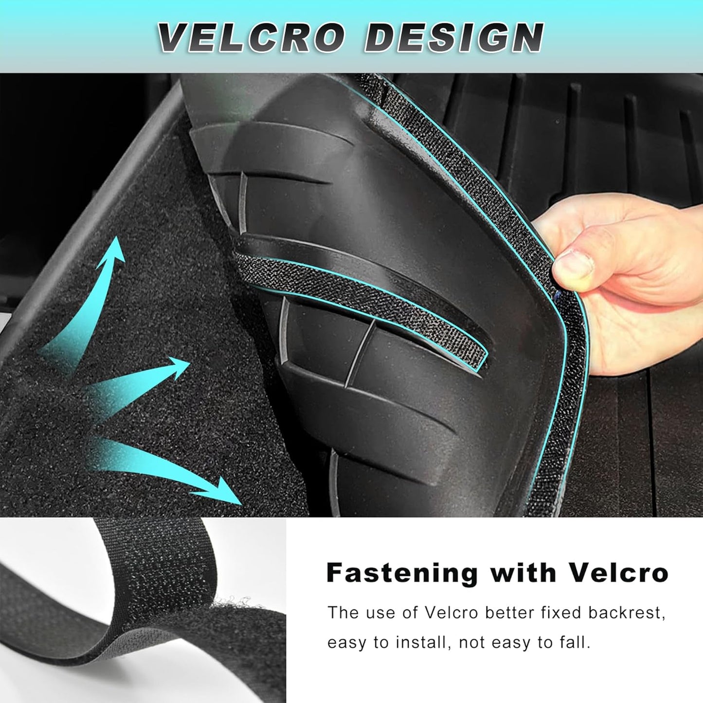 Floor Mats Compatible with Honda Pilot 8 Seats 2016-2022 (No Elite Models) - TTX LIGHTING All Weather Cargo Liner with Back Seat Cover TPE Trunk Mat & Backrest Mat & Floor Liners Pilot Accessories