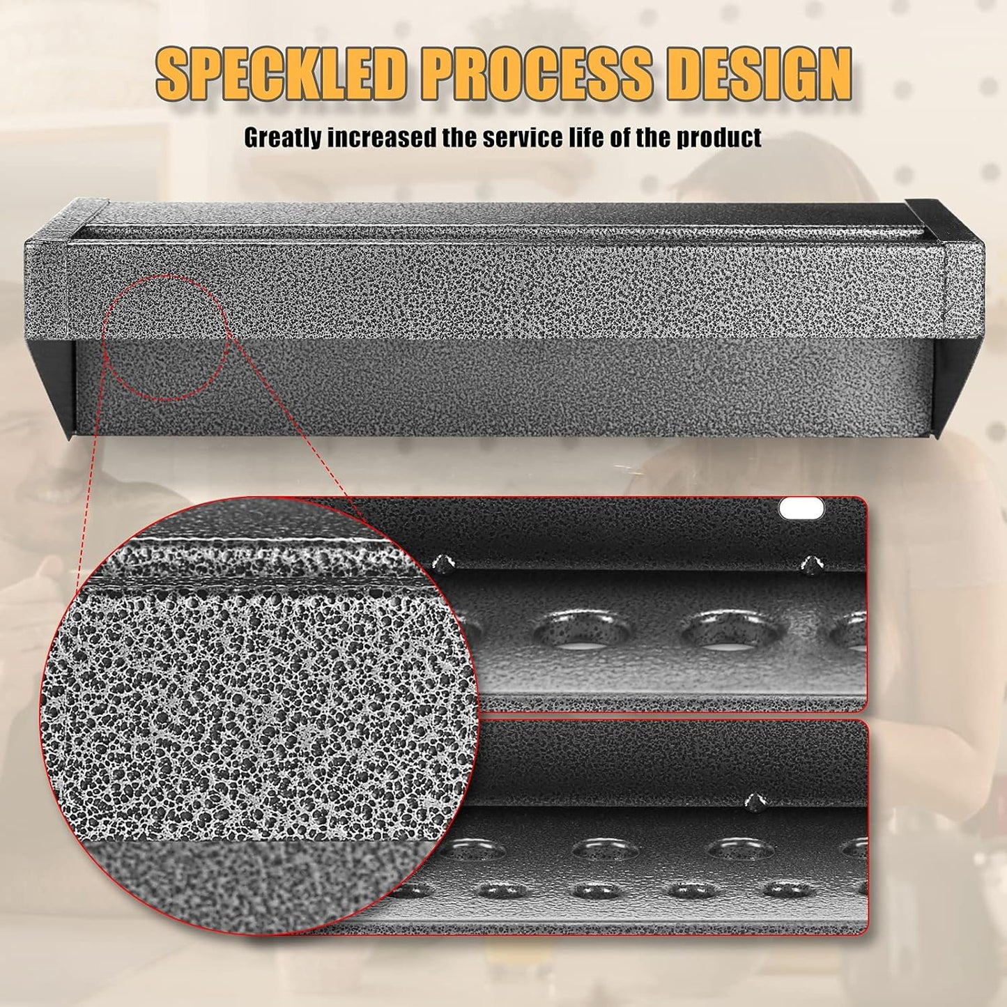 Screwdriver Organizer,Metal Screwdriver Organizers, Hammer Rack,Pliers Organizer, Wall Mounted Tool Organizers for Workshop,Set of 3 Tool Holder Organizer for Workbench