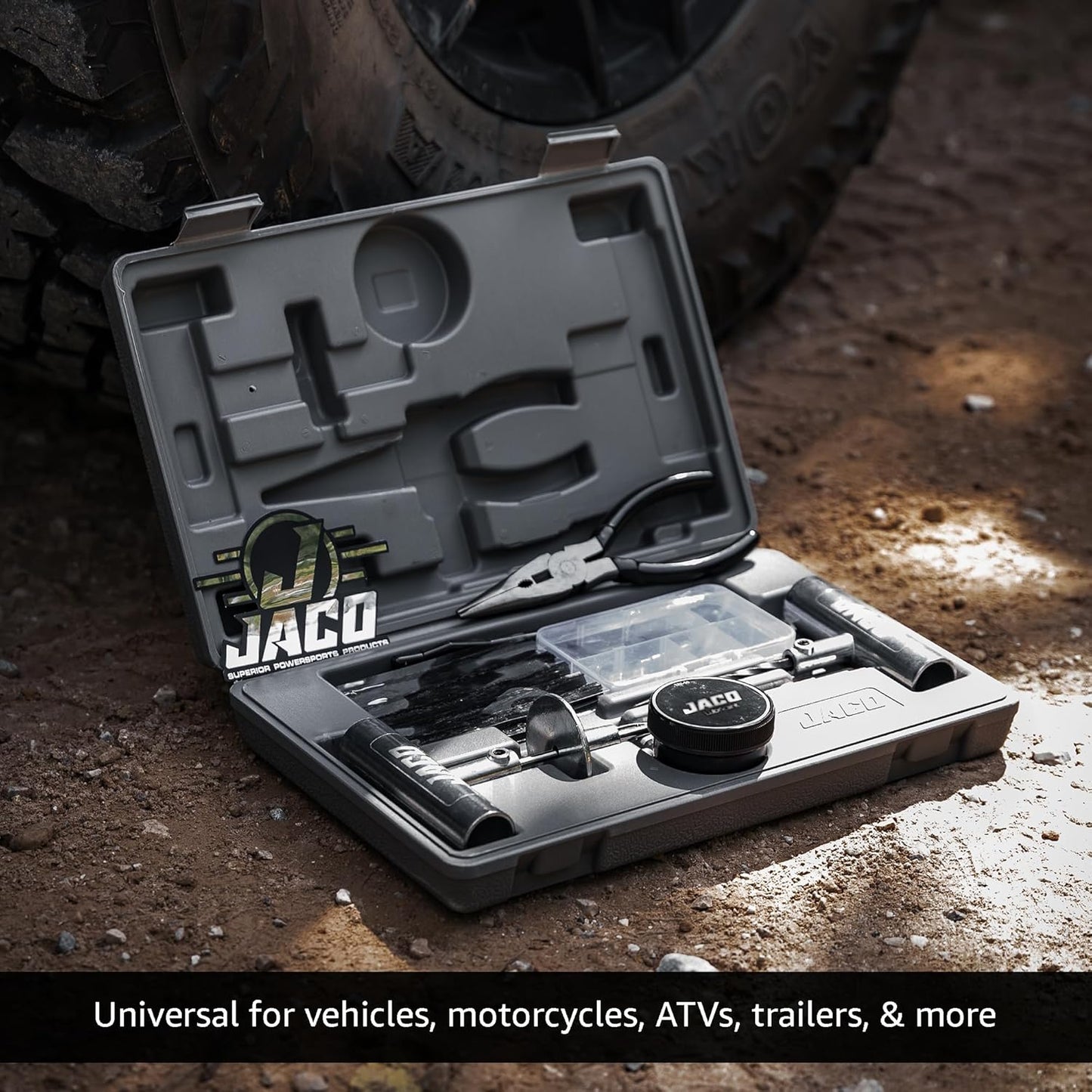 JACO TRX-50 Heavy Duty Tire Repair Kit | Universal Tire Plug Kit