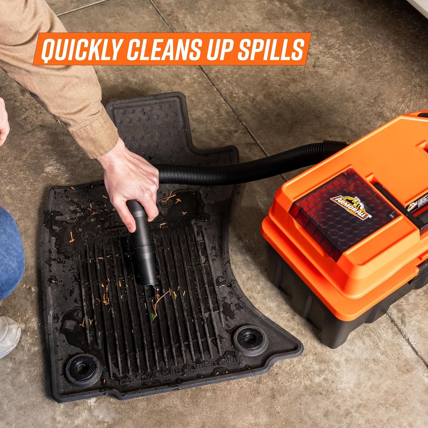 Armor All 2.5-Gallon 20V Cordless Wet Dry Vacuum – DVTB202 0902