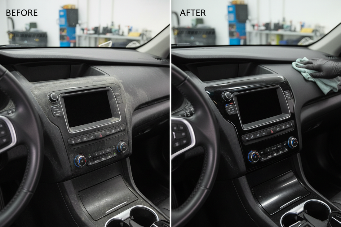 Dashboard and Trim Restoration: Reverse Fading and Restore Deep Black Finish