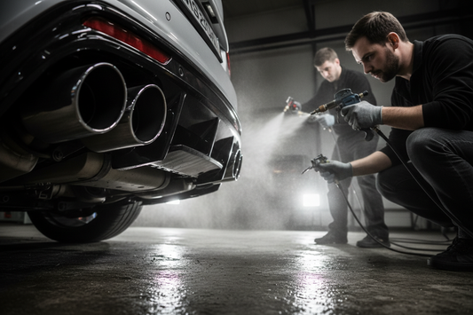 Exhaust Tip Polishing & Underbody Protection: The Details That Define a Complete Detail
