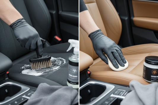 How to Clean Fabric vs Leather Seats Properly