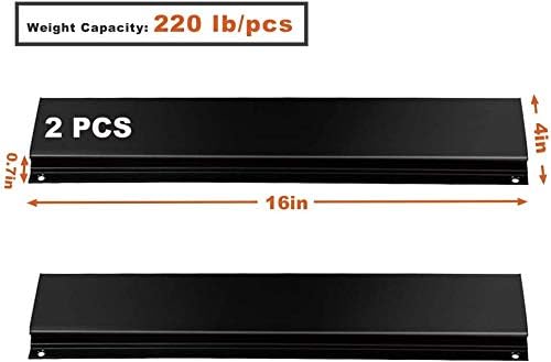 Wallmaster 8-Bin Storage Bins Garage Rack System 2-Tier Orange Tool Organizers Cube Baskets Wall Mount Organizations (Orange)