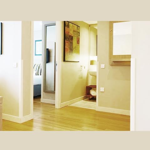 Proflex Wall Corner Protector - White Textured 2 inch x 60 inch - Pack of 6 - Self Adhesive Corner Guards for Walls Edge Protection – Easy to Apply – No Tools Needed