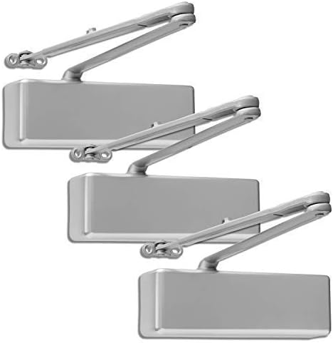 Lawrence Extra Heavy Duty Door Closer Commercial Grade 1 - Adjustable 6-Speed Delayed-Action Door Control with 3 Pistons – Flexible Installation with Included Hardware - Embassy Series LH8016