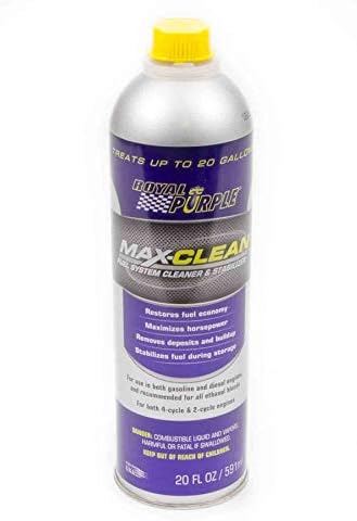 Royal Purple Max-Clean Fuel System Cleaner and Stabilizer 11722 20 Ounce (Pack of 2)