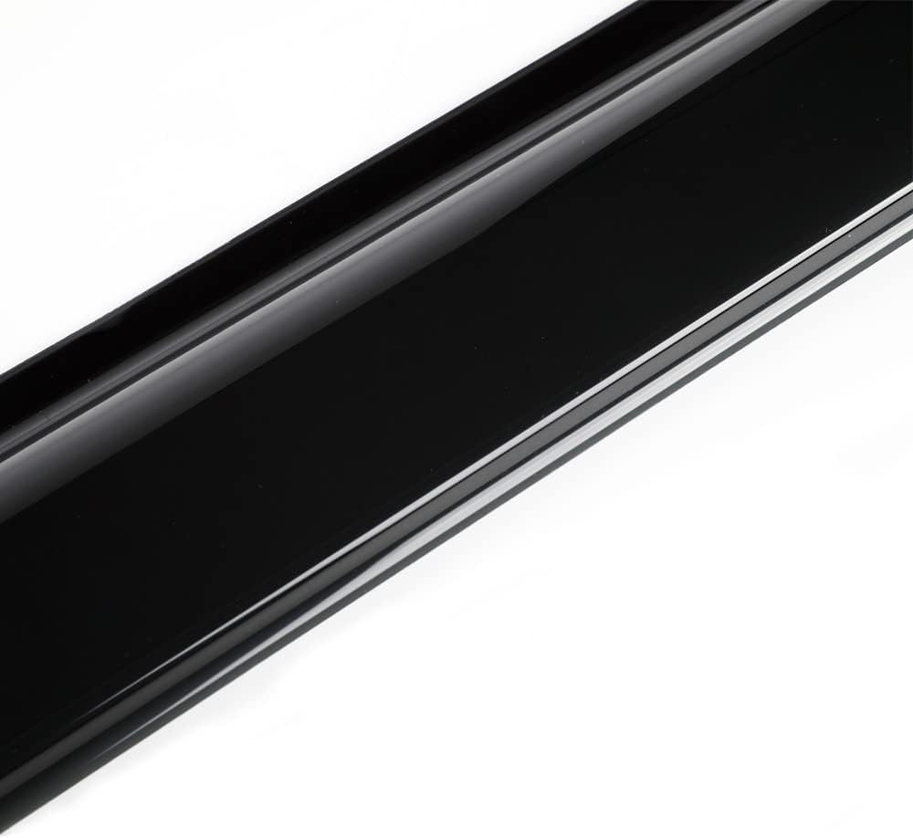 94143 Side Window Visors Wind Vent Deflector,4pcs Outside Mount Tape-On Nice Sun Rain Guards Set fit for 2007-2015 Mazda CX9 CX-9,Dark Smoke Window Shade