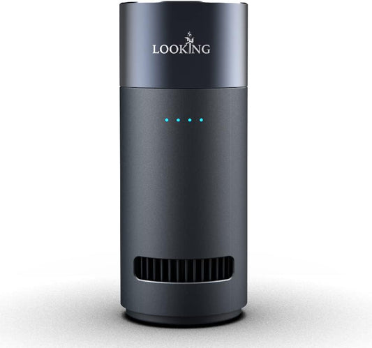 LKT Car Ozone Generator - Remove Smoke Odor from Car, Foul Smell from Bathroom, Odor Eliminator, Portable Ozone Machine, Air Purifier Deodorizer for Home, Office, Smoke, Car, Pet etc.