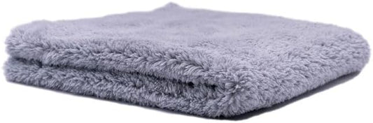 Ethos Plush 470 Microfiber Towels for Cars - Premium Car Detailing Towels - Edgeless Ultrasoft Micro Fiber Cloth for Car Wash, Interior & Exterior (1 - Speed Gray 470GSM)