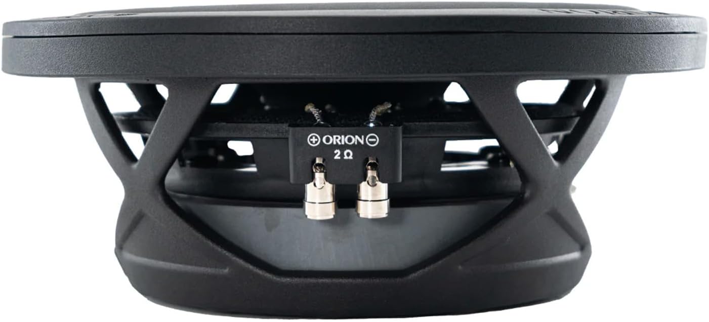 Orion XTR Series XTR8SWD2 Free Air Slim Shallow Mount 8” Car Subwoofer, 1200W Max Power, 300W RMS, Dual 2 Ohm, UV Coated Cone, NBR Surround – OEM Sub Replacement Compact for Lexus, BMW, Nissan, & More