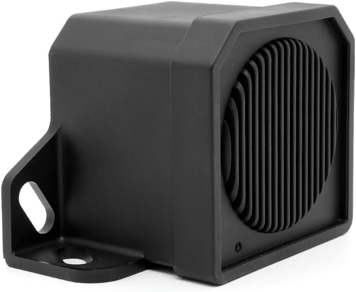 White Noise Reversing Alarm – Adjustable 85/90/95/100dB for Vehicle Safety (6PCS)