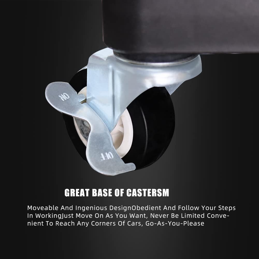 SPTA Air Cannon Car Dryer Blower, 3000W Auto Car Wash Dryer, Air Cannon Car Dryer with 4 Wheels&30-Foot Flexible Hose, Filtered Car Air Dryer, Drying for Car Wash Water Drying, Dusting -S Series Item