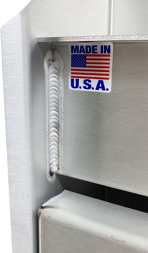 Pit Posse 458 Jr Work Station Storage Cabinet Shelf Rack Holder Caddy - Made in USA - Garage Enclosed Race Trailer Automotive Mechanics Shop Storage Organizer Aluminum (Silver)