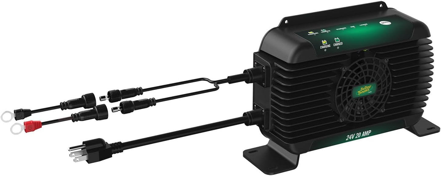 Battery Tender PowerPlus 24V, 20 AMP Battery Charger and Maintainer - IP68 Weather Resistant