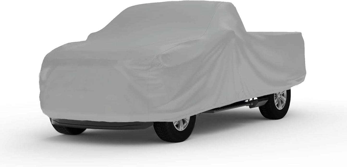 Car Covers Weatherproof Max Truck Cover & Warranty Compatible with Ford 1953-1956 F-100 Regular Cab, 6.5'– Outdoor Cover, Prevents Theft with Cable Lock