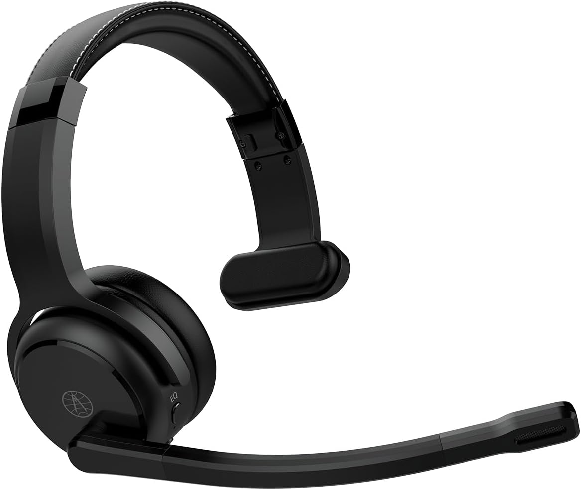 Rand McNally ClearDryve 100 Premium Wireless Headset for Clear Calls with Noise Cancellation, Long Battery Life, All-Day Comfort, Black