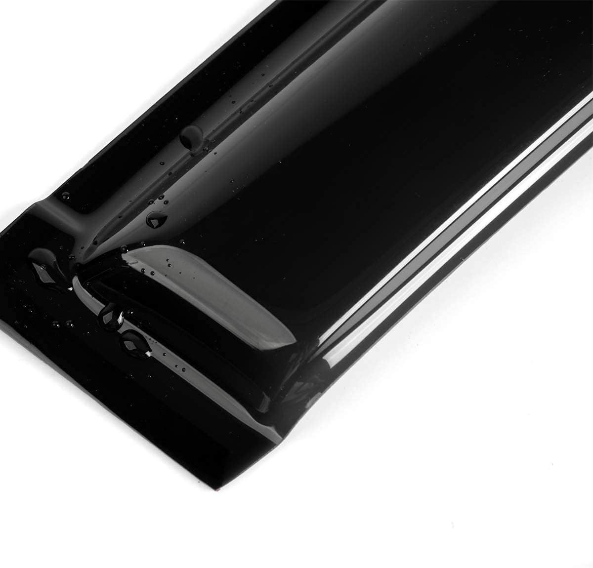 94355 Side Window Wind Deflector,4pc Tap-On Sun Rain Guards Set,Window Shade fit for 02-06 Cadillac Escalade EXT/Chevy Avalanche,00-06 GMC Yukon XL,01-07 GMC Sierra 2500 Crew Cab