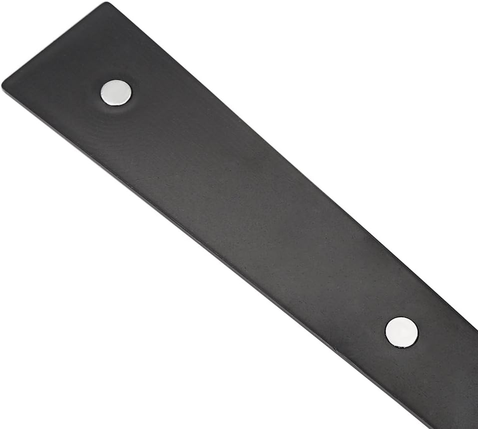 Magnetic Decorative Garage Door Curb Appeal Faux Hinges Handles Hardware Kit Color Black