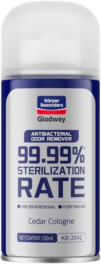 Glodway Whole Car Air Refresher,Odor Eliminator Remover Spray For Car,Cologne Strong Freshener With Odour Eliminator Technology,Long-Lasting Scent,6 Ounce(Pack of 1)